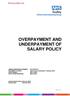 OVERPAYMENT AND UNDERPAYMENT OF SALARY POLICY