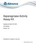 Asparaginase Activity Assay Kit