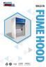 Standard Hood Features 3. Laboratory Fume Handling 4. Walk In Fume Hood -AD Series 5. Models 6. Technical Specification 7. Options and Accessories 8