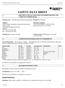 SAFETY DATA SHEET 1 IDENTIFICATION OF THE SUBSTANCE/PREPARATION AND COMPANY/UNDERTAKING COMPOSITION/INFORMATION ON INGREDIENTS
