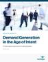 Demand Generation in the Age of Intent