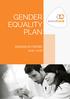 GENDER EQUALITY PLAN RESEARCH CENTRE