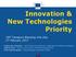 Innovation & New Technologies Priority
