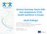 Horizon Scanning: future skills and competences of the health workforce in Europe. (draft findings)