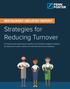 Strategies for Reducing Turnover