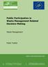 Public Participation in Waste Management Related Decision-Making