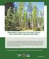 MANAGEMENT PRACTICES FOR FOREST HEALTH AND CATASTROPHIC WILDFIRE RESISTANCE