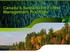 Canada s Sustainable Forest Management Practices