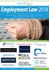 Employment Law Featuring exclusive case studies from the CEOs of the following companies: