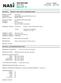 SAFETY DATA SHEET. Marion, OH 43302, United States. Canada: CANUTEC: I TECH