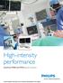 High-intensity performance. IntelliVue MP80 and MP90 patient monitors