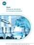 Water Reference standards for emerging pollutants