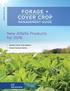 FORAGE + COVER CROP MANAGEMENT GUIDE