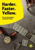 Harder. Faster. Yellow. The new Kronenflex cutting-off wheels