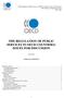 THE REGULATION OF PUBLIC SERVICES IN OECD COUNTRIES: ISSUES FOR DISCUSSION