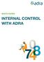WHITE PAPER INTERNAL CONTROL WITH ADRA