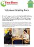 Volunteer Briefing Pack