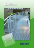Railings. Weland manufactures various types of railing in both steel and aluminium. Sectional railing