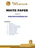 WHITE PAPER.   CONTENTS: