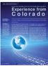 Colorado. Experience from. Integrating Satellite Data into Air Quality Management