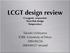 LCGT design review Cryogenic suspension Heat link design Temperature