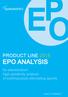 PRODUCT LINE 2018 EPO ANALYSIS. for standardized high sensitivity analysis of erythropoiesis stimulating agents MADE IN GERMANY
