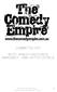 COMMITTEE PDF NOTE: VENUE DISCOUNTS AVAILABLE ASK US FOR DETAILS The Comedy Empire