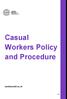 Casual Workers Policy and Procedure