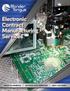 Electronic Contract Manufacturing Services