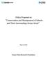 Policy Proposal on Conservation and Management of Islands and Their Surrounding Ocean Areas