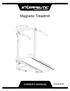 Magnetic Treadmill OWNER S MANUAL