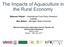The Impacts of Aquaculture in the Rural Economy