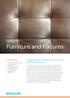 Furniture and Fixtures
