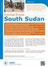 South Sudan. Socio-political tension on top of economic slow-down: A major set-back for recent gains in food security?