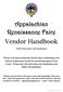 Appalachian Renaissance Faire Vendor Handbook