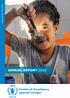 Fighting Hunger Worldwide ANNUAL REPORT WFP/Isadora Ferreira. Centre of Excellence against Hunger