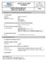 SAFETY DATA SHEET Revised edition no : 2 SDS/MSDS Date : 7 / 12 / 2012