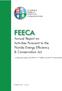 FEECA Annual Report on Activities Pursuant to the Florida Energy Efficiency & Conservation Act