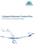 Collingwood Wastewater Treatment Plant 2016 Annual Compliance Report