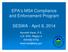 EPA s MS4 Compliance and Enforcement Program. SESWA - April 8, Kenneth Kwan, P.E. U.S. EPA, Region 4 404/