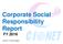 Corporate Social Responsibility Report FY CIeNET Technologies