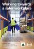 Working towards a safer workplace