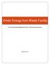 Viridor Energy from Waste Facility. Environmental Statement Non-Technical Summary