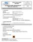 SAFETY DATA SHEET Revised edition no : 1 SDS/MSDS Date : 16 / 8 / 2012