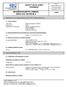 SAFETY DATA SHEET Revised edition no : 0 SDS/MSDS Date : 24 / 9 / 2012
