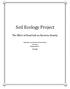 Soil Ecology Project. The Effect of Road Salt on Bacteria Density. Hope Duke, Irina Kolesnik and Clare O Brien Mr. Brock Biology 9 Honors