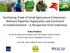 Facilitating Trade of Small Agricultural Enterprises : Relevant Paperless Application and Constraint in Implementation A Perspective From Indonesia