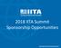 2018 IITA Summit Sponsorship Opportunities