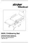 500XL Childbearing Bed OPERATIONS MANUAL. For Parts or Technical Assistance