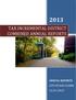 TAX INCREMENTAL DISTRICT COMBINED ANNUAL REPORTS